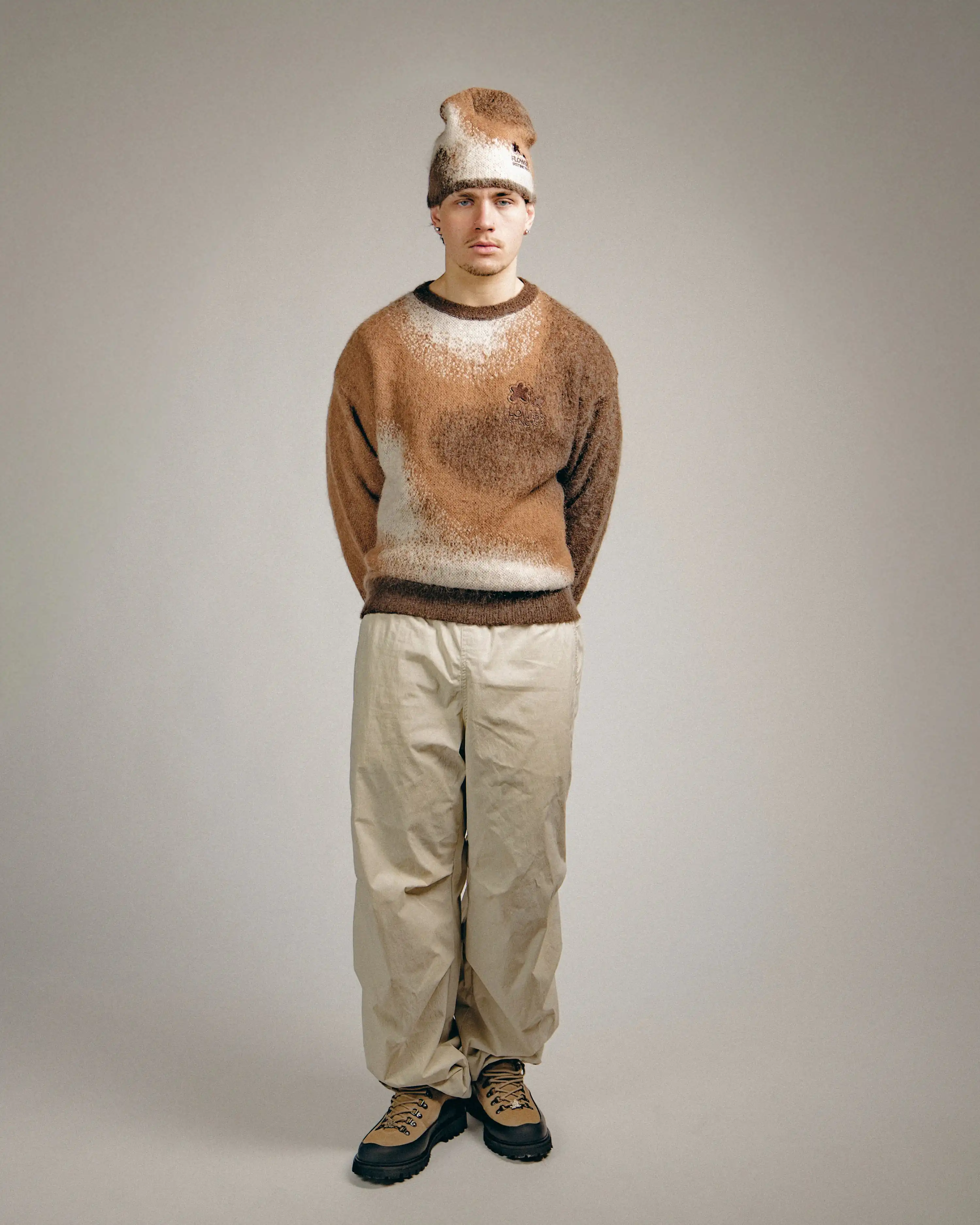 CREWNECK MOHAIR BROWN - Image 4