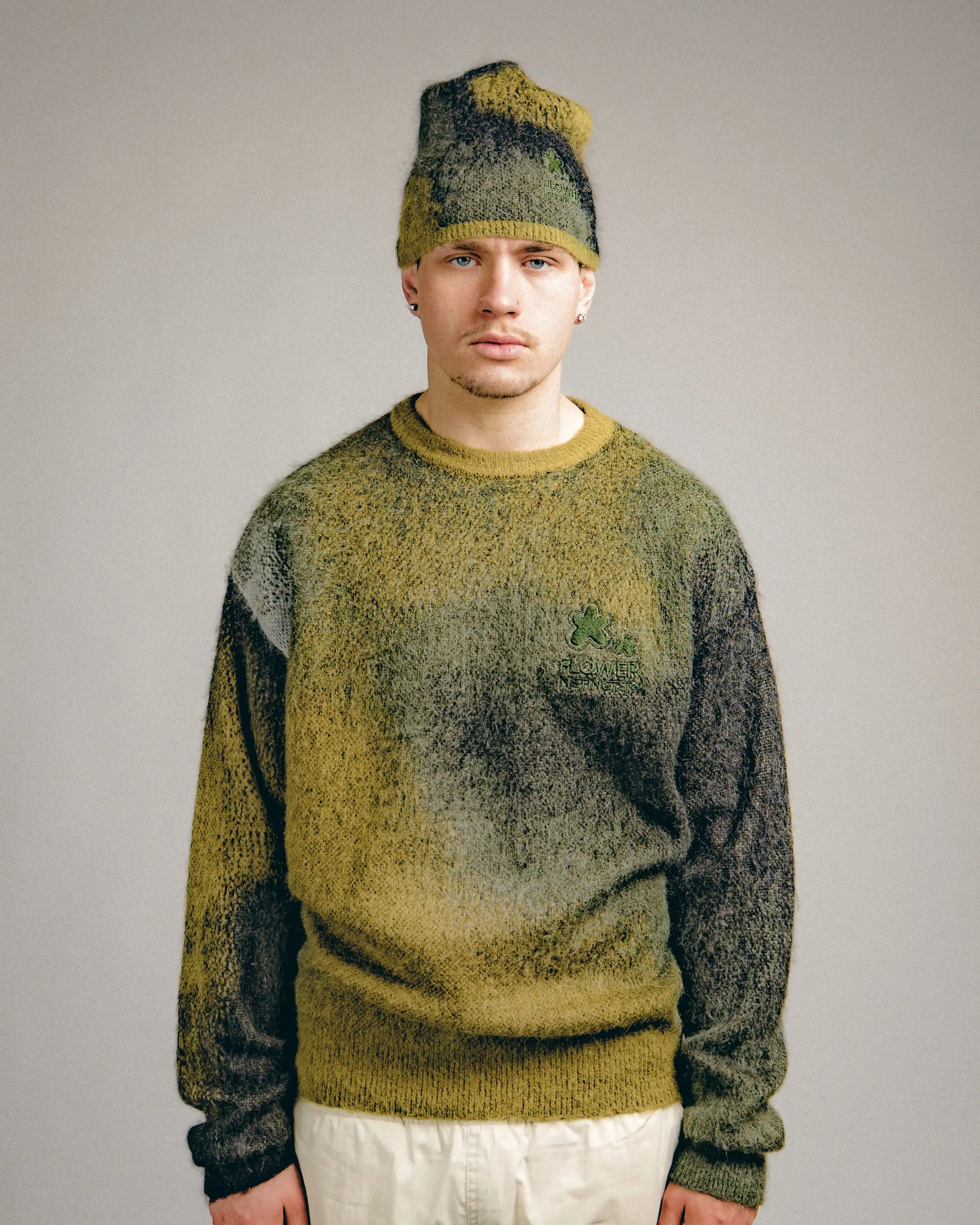 CREWNECK MOHAIR GREEN - Image 2
