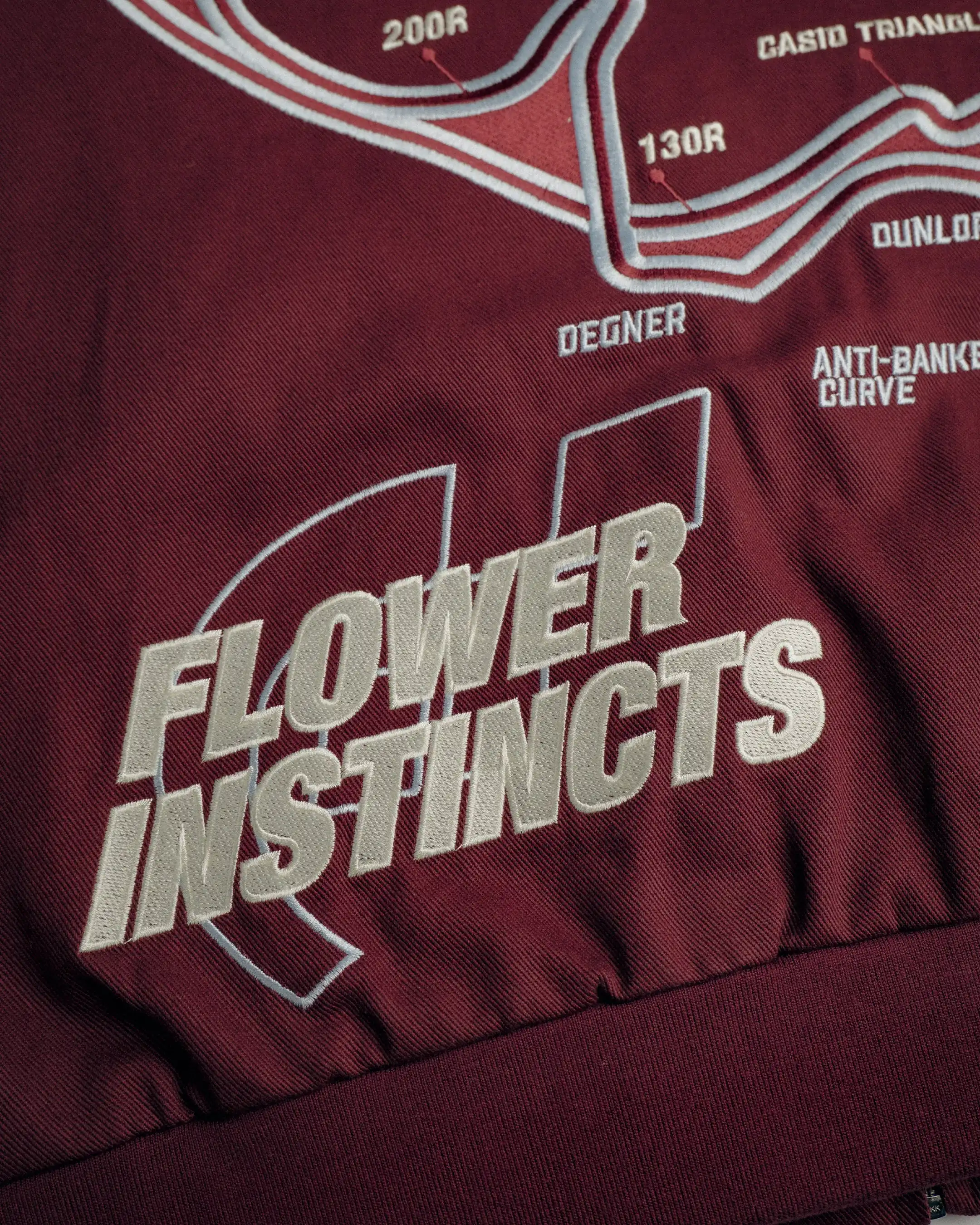 RACING JACKET FLOWER GTR BORDEAUX RED - Image 6