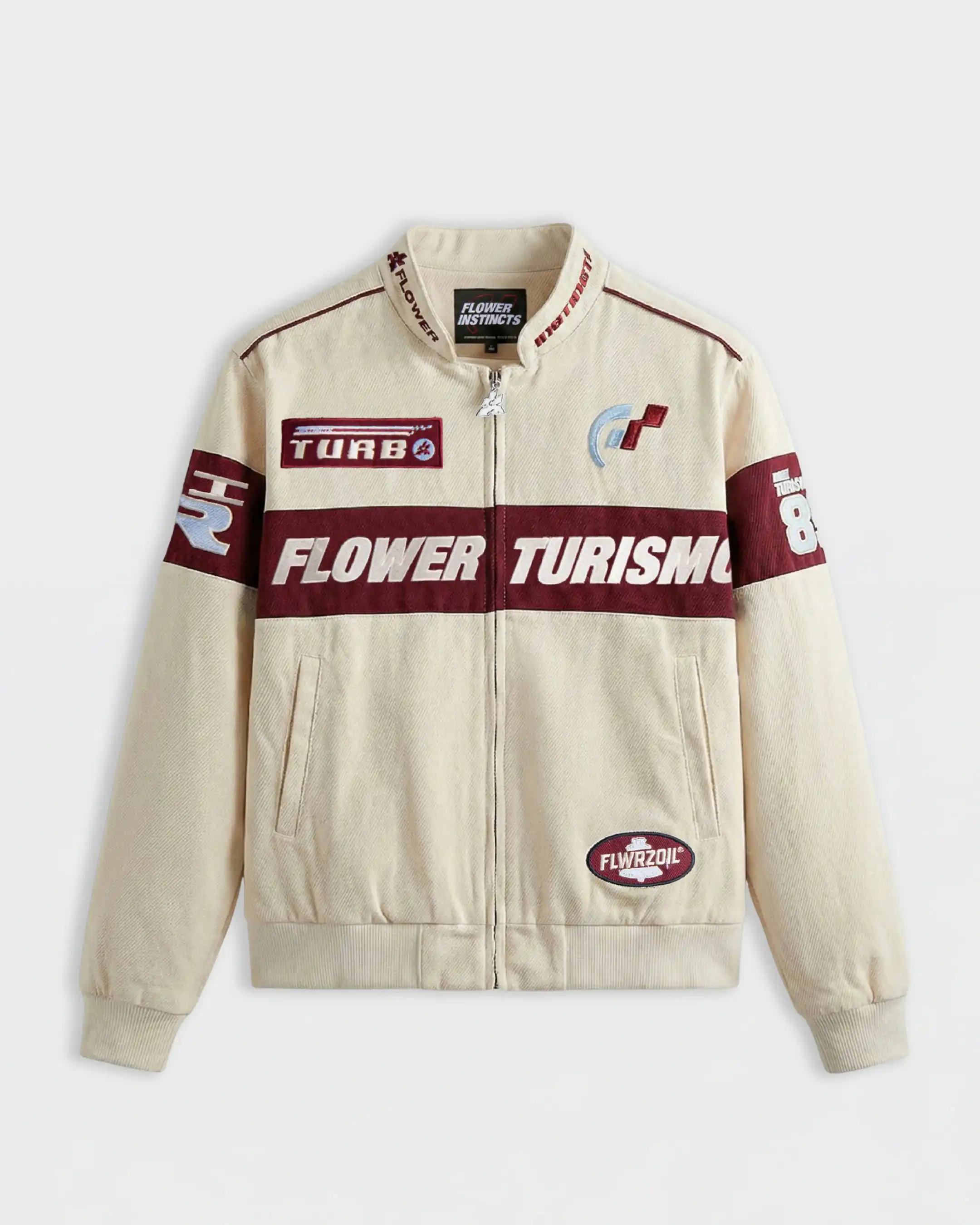 RACING JACKET FLOWER GTR CREME