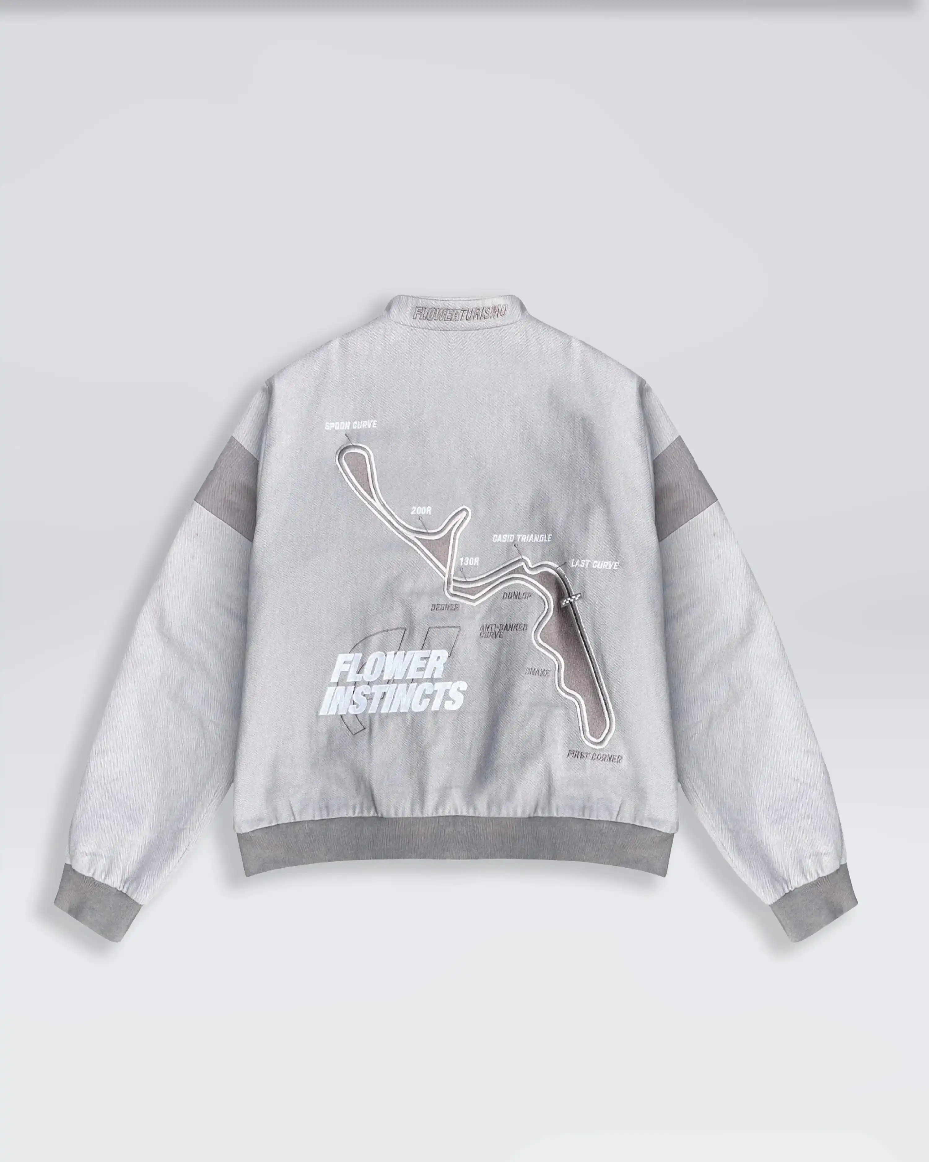RACING JACKET FLOWER TURISMO GREY - Image 2