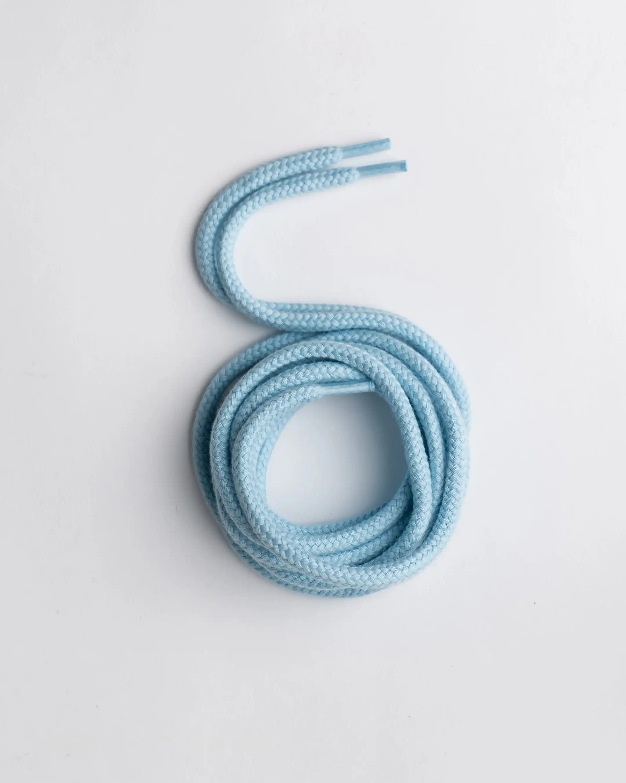 ROUND BRAIDED LACES BLUE - 135CM - Image 3