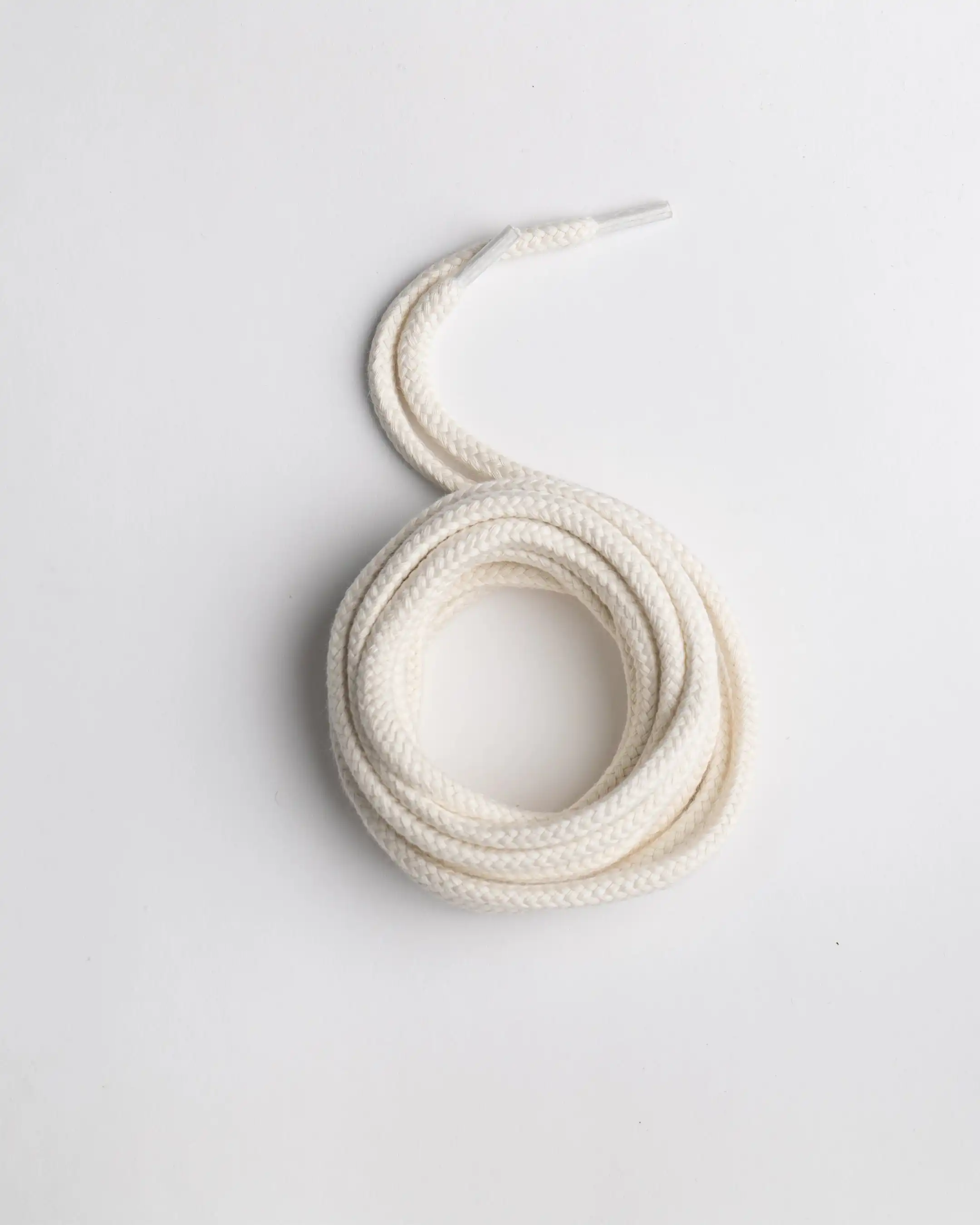 ROUND BRAIDED LACES CREME - 135CM - Image 3