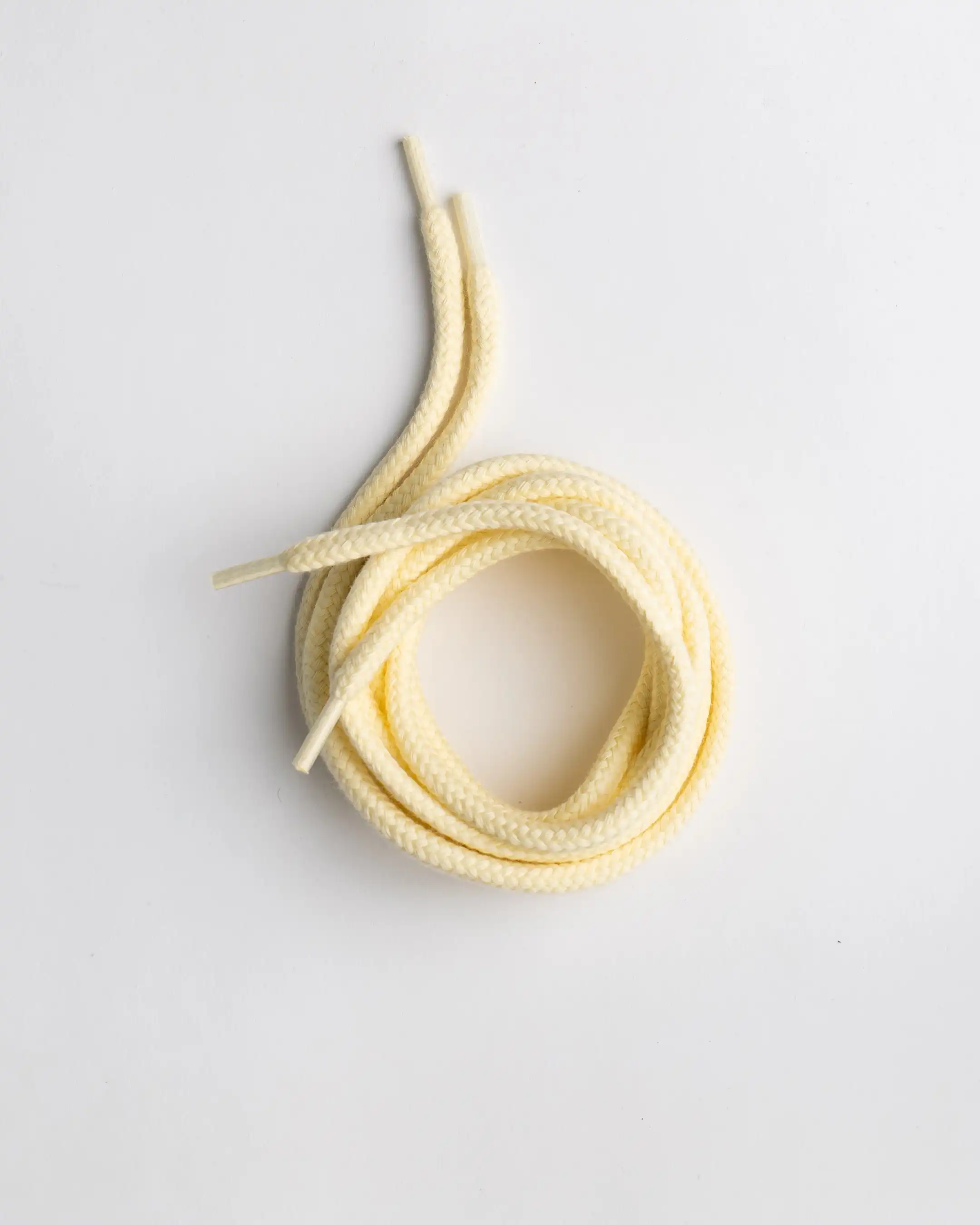 ROUND BRAIDED LACES YELLOW - 135CM - Image 3